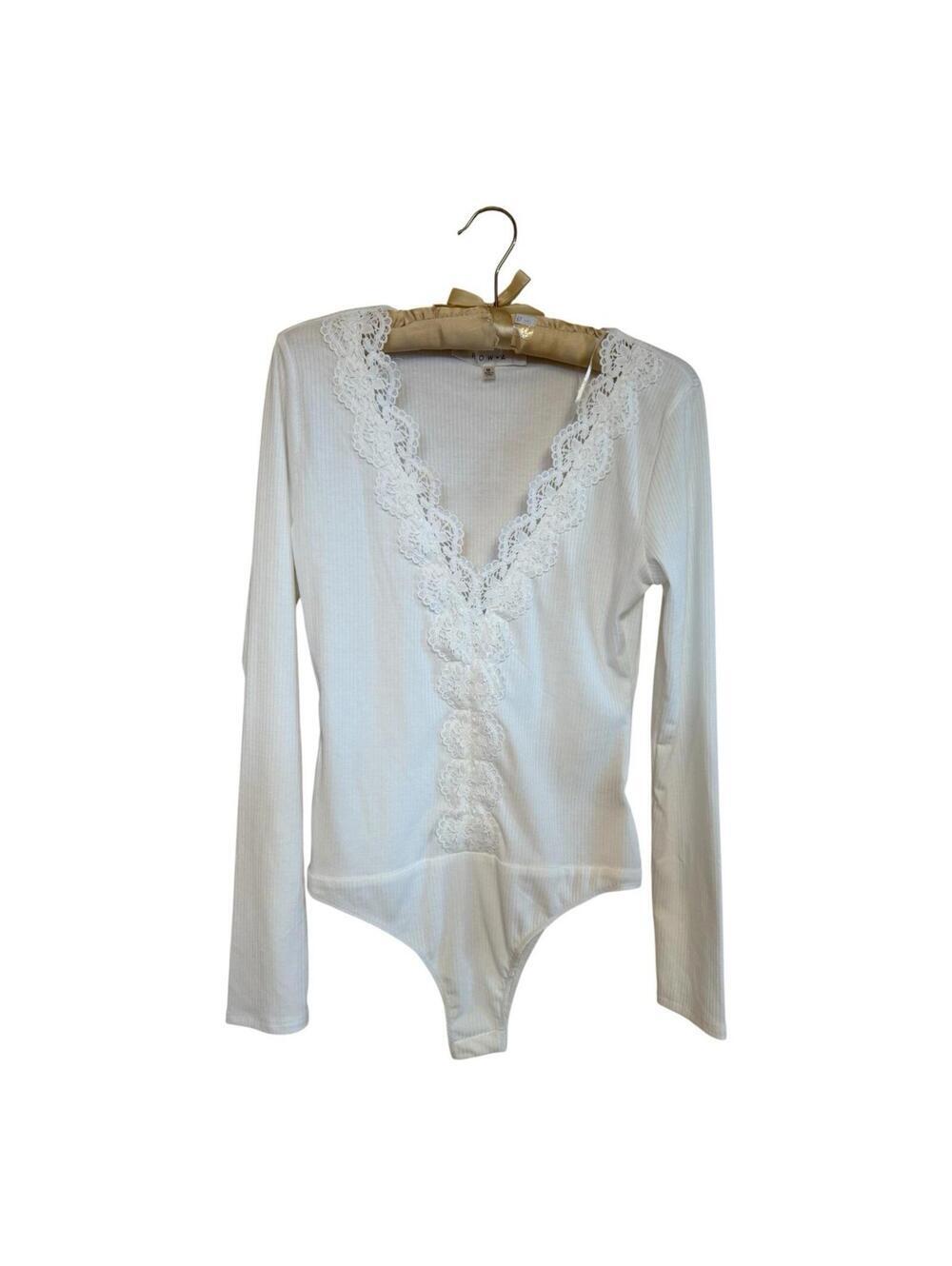 Rowa While Longsleeve Ribbed Body Suit Sz.M